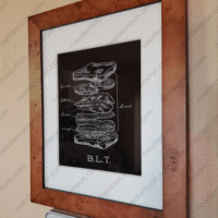 BLT Sandwich Schematic - Embroidered